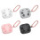 Durability Silicone Case for  Earbud Shell Protector With-White 2