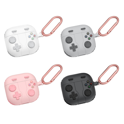 Durability Silicone Case for  Earbud Shell Protector With-White 1