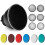 7 inch flitslichtreflector diffuser schotel lampenkap voor-set 1 6