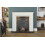 Acantha Rimini White Marble Fireplace with Downlights & Calda Bio Etha 1