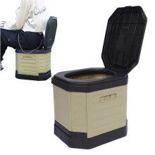 Outdoor Camping Toilet Foldable Potty, Compact BucketStyle Portable Toilet For Road Trips, Trailer, Camping, Hiking