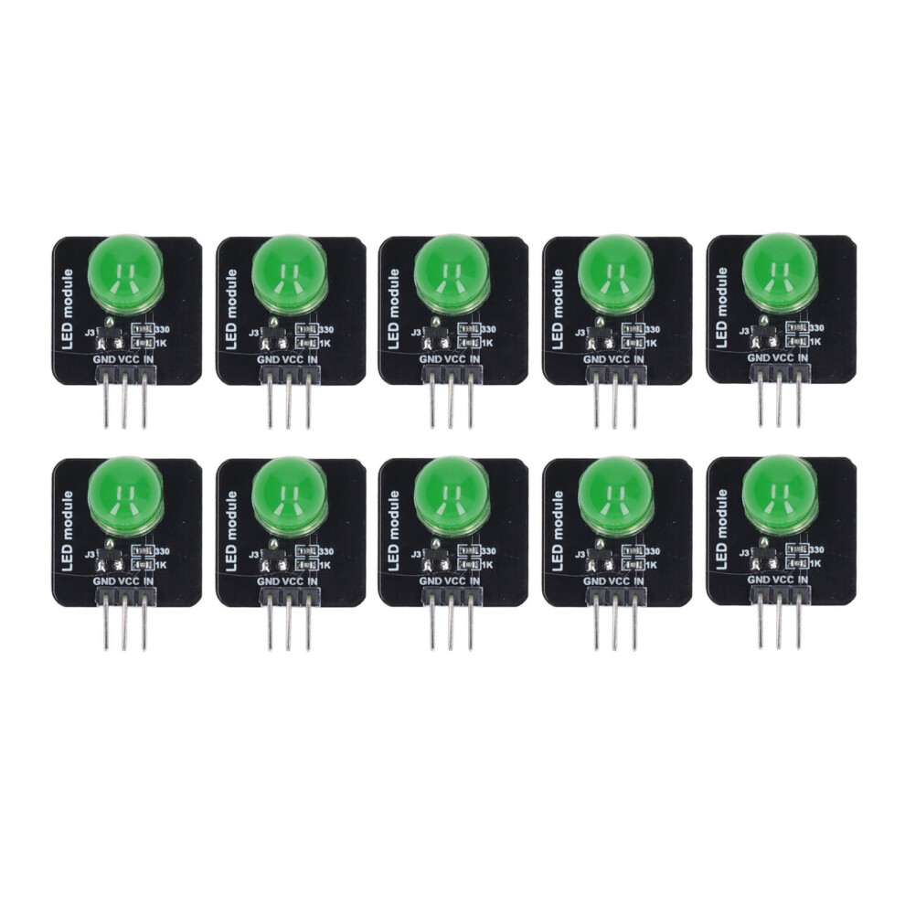 10 Stück LED-Modul 10 mm 3,3 V-5 V Dekorative
