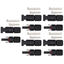 5 Sets IP67 Solar Male Female Connectors 1000V 30A Cable Plug