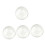 4Piece Acrylic Juggling Balls Set – Performance Tool, Transparent Spheres 1