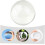4Piece Acrylic Juggling Balls Set – Performance Tool, Transparent Spheres 3