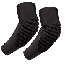 Padded Arm Sleeves Youth Compression Elbow Pads 1 Pair Basketball Shooter Sleeves Size M Black