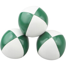 3Piece Set Juggling Balls for Beginners, Soft, EasytoUse for Boys, Girls, Adults GreenWhite