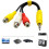 3,5-mm-Stecker auf 3RCA-Buchse, Splitter-Adapter, Stereokabel 6