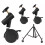 3 Pack Light Stand Casters with Brake System 360 Degree Adjuts 5