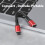 12cm Long USB C Extension Cable Type C Female to Male Data 5