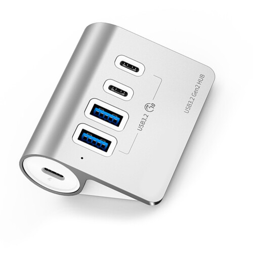 4Port USB 3.2 Hub Type C 10Gbps USB Hub 4 Port HUB Splitter 1