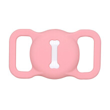 Dog collar loop, pet protective cover for locator, antiloss keychain, silicone accessory Ref: 9830