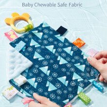 Baby-Beruhigungstuch, bequemes Baby-Etikett,