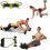 Abs Wheel Roller Trainer Stretch Elastic Abdominal Resistance Pull Rope Tool Green 5