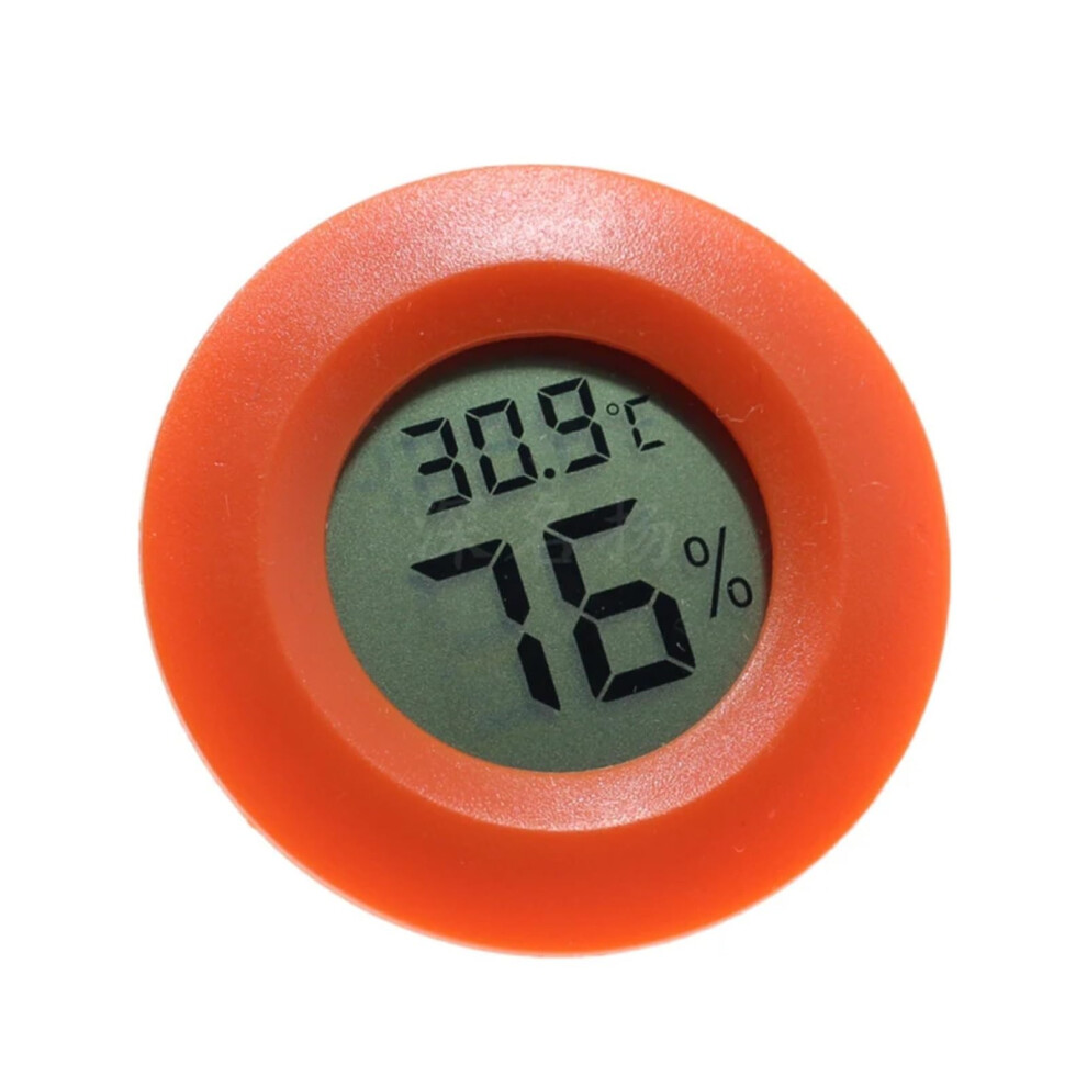 Thermometer Hygrometer Mini LCD Display Digital Temperature Humidity Meter Indoor Use Red