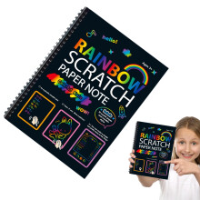 Scratch Rainbow Art for Kids  Mini Scratch Notes Magic Paper Set