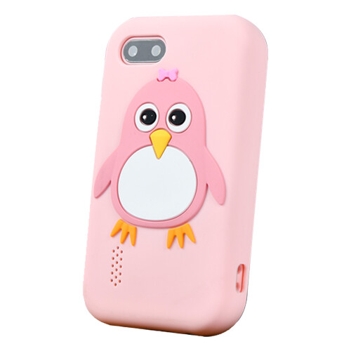 Doppelobjektiv-Kindertelefon Kinder-Digitalkamera Autofokus-Rosa