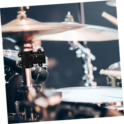 Drum Rack Pipe Clamps Electronic Drum Mount Adjustable Drum Clip HeavyDuty Mounting Hardware for  Performance 2
