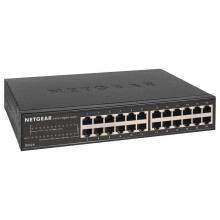 NETGEAR GS324 Unmanaged Gigabit Ethernet (10/100/1000) Black