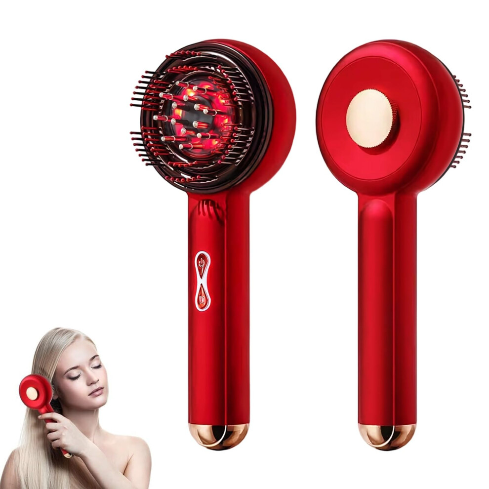 Electric Head Massager, 2in1 Scalp Massager, Electric Scalp Massage Brush, 3 Modes, Oil Dispenser for Hair, Scalp Massage Comb Comb for Scalp