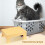 Cat Litter Ramp  Adjustable Trapper Mat with Filter Net  AntiLitter Step 2