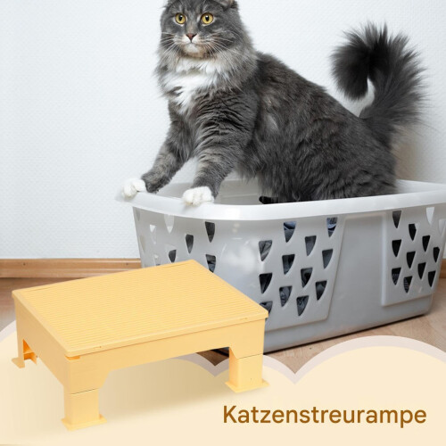 Cat Litter Ramp  Adjustable Trapper Mat with Filter Net  AntiLitter Step 1