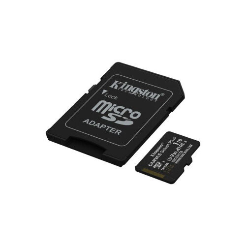 Kingston Kingston Technology 1TB microSDXC Canvas Select Plus Gen3 150MB/s A1 Card + Adapter 1