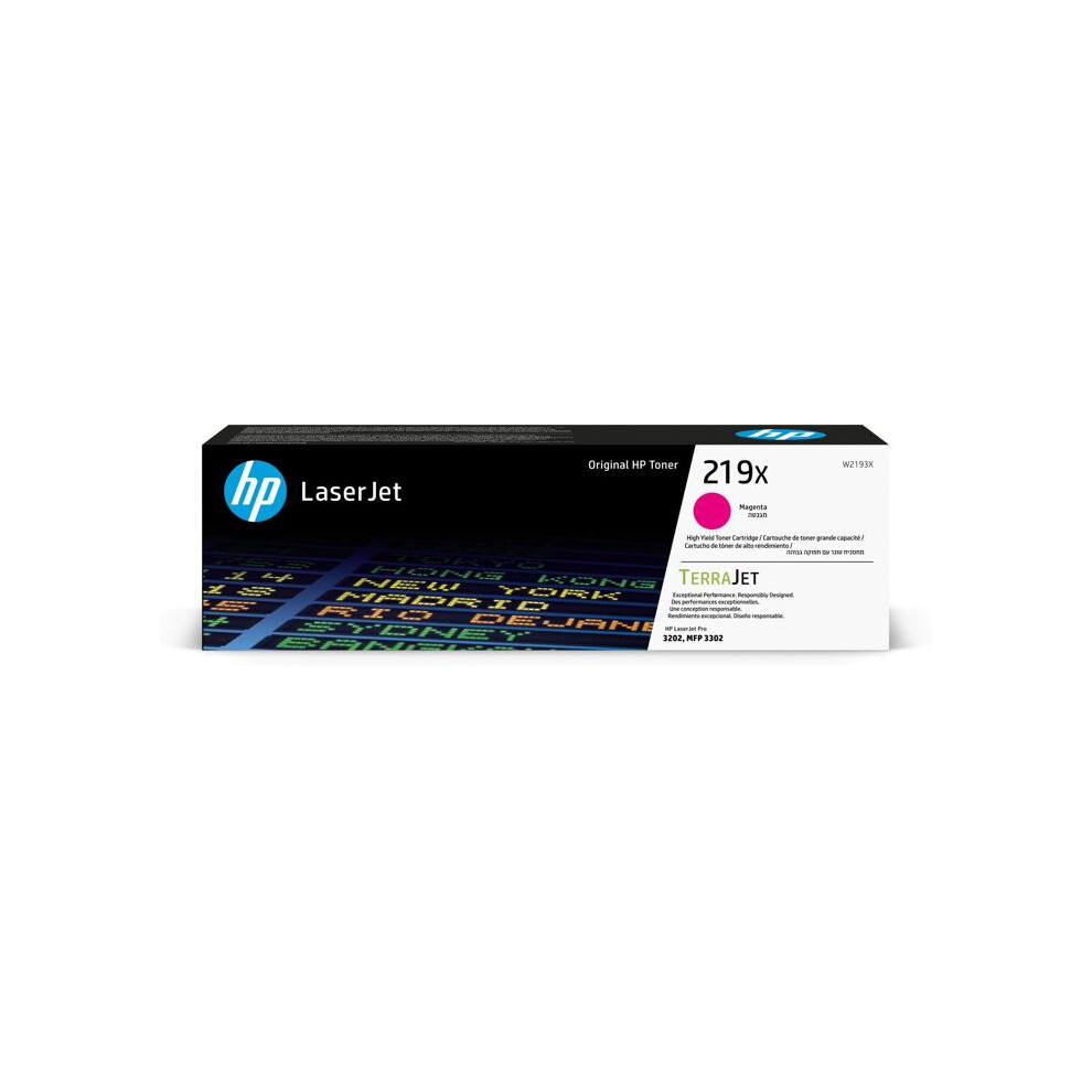 Hp 219X High Yield Magenta Original Laserjet Toner Cartridge