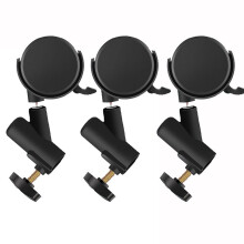 3pcs Universal Adjust Wheel 16mm Pipe Diameter for Lighting