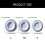 Embouts ergonomiques pour écouteurs, housse en mousse à-Gris 4