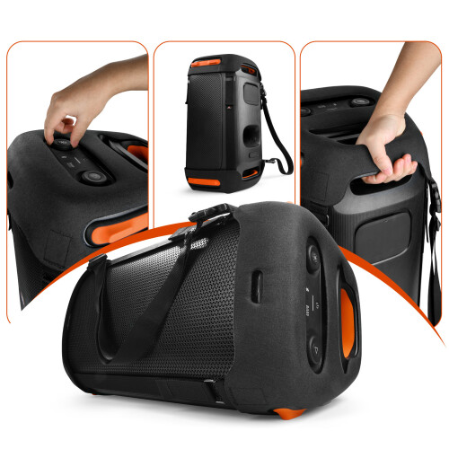 Portable Speaker Case EVA Protector Easy Access Design for 2