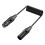 Spring Retractable 3Pin 3Pin Male Female Cable Balanced Shielded 1
