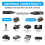 Spring Retractable 3Pin 3Pin Male Female Cable Balanced Shielded 2