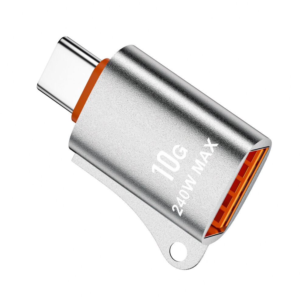 Usb Type C To Usb A Connectors, 10Gbps Fast Sync- Silver 7709000282968