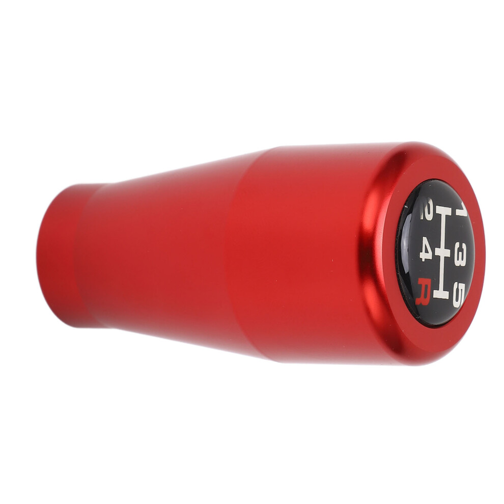 Aluminum 5-Speed Gear Shifter Knob M8-M12 For Most Manual Vehicles Red 8481368926348