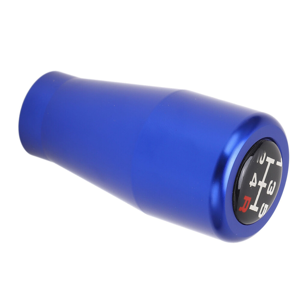 5 Speed Aluminum Gear Shift Knob M8/M10/M12 For Manual Vehicles Blue 7681368926336