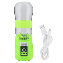 Smoothie-maskine, BPA-fri genopladelig mini-juicer i premiummateriale, bærbar blender med kraftig motor til juice og milkshakes, USB-opladelig