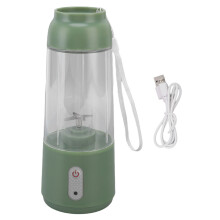 Blender portabil pentru smoothie-uri, blender pentru uz exterior pentru pasionații de fitness, mini blender cu lame din oțel inoxidabil și baterie