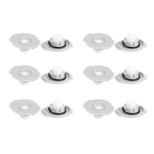 Filtros de reposição para o tanque de água dos robôs aspiradores Roborock E35E25E20S50S6S51. Design modular com controle original de fábrica.