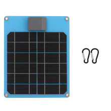 Ładowarka solarna 5 V, lekki panel monokrystaliczny, wodoodporny i odporny na zużycie, wysoka wydajność konwersji, inteligentna stabilizacja
