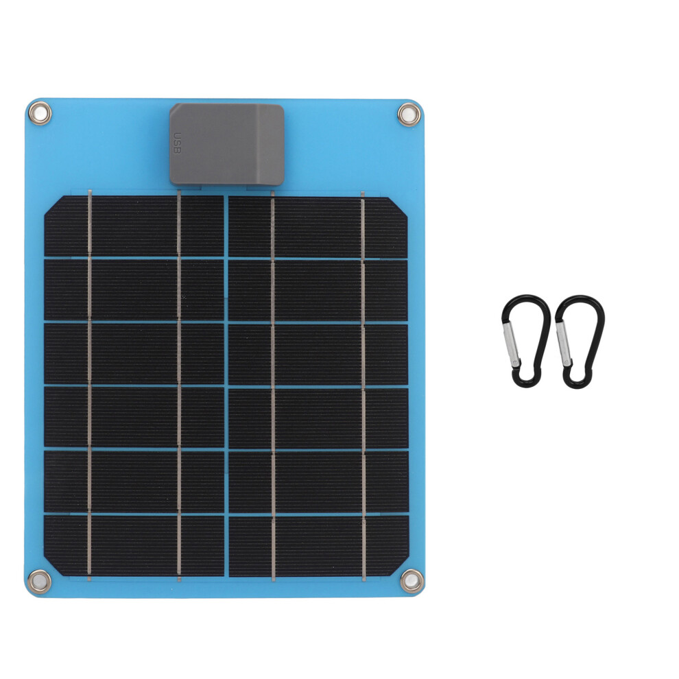 Solar Charger 5V Lightweight Monocrystalline Panel Waterproof And Wear Resistant High Conversion Efficiency Intelligent Voltage Stabilization Usb 9190834868424