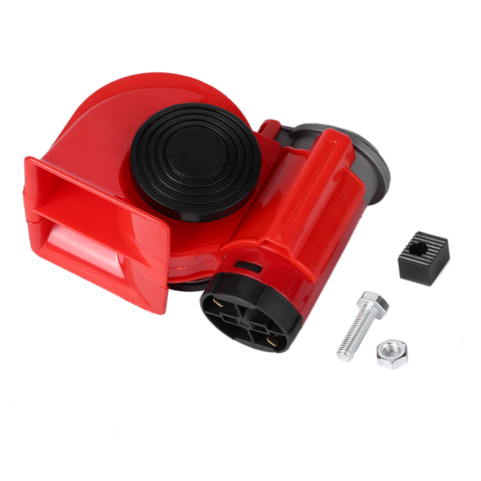 Waterproof Electric Car Horn Super Loud 12V With Compressor High Volume Snail Design Dur Uni Accs Easy To Install High And Low Double Tone 9190834454757