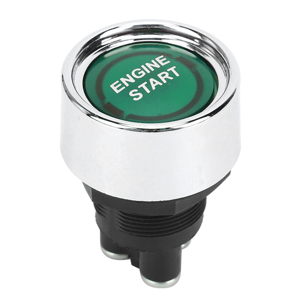 Race Button Push Start Ignition Switch Led For Uni Engine Start Button Nighttime Visibility High Performance Cars Dc 12V 50A Spst Momentary Red/Light 9190834455006