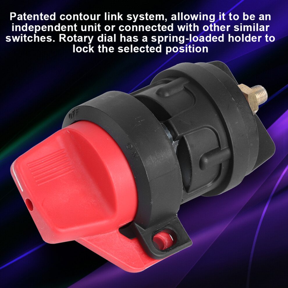 High Current 12V 300A Battery Disconnect Switch For Rvs Yachts 6931379817378