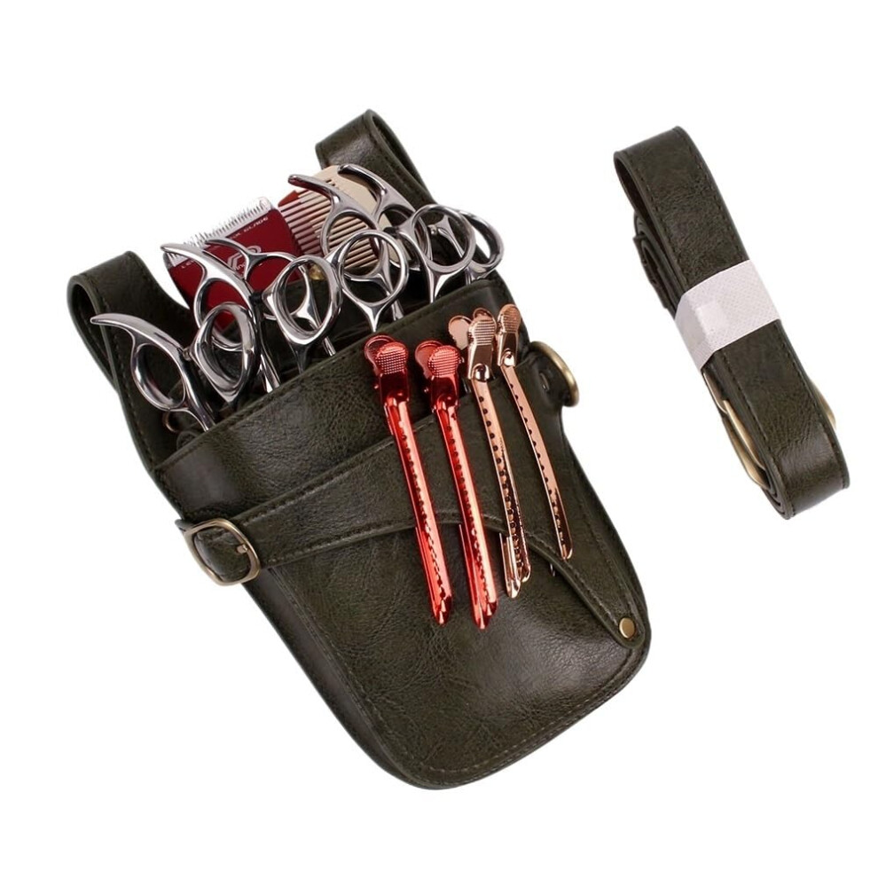 Hairdresser Bag For Equipment Scissor Holster Pouch Clips Barber Bag With Waist And Shoulder Belt 9412369011220