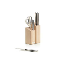 Bloc di Coltelli - Joseph Joseph - Fusion - Acciaio Inossidabile - 5 pezzi - Moderno