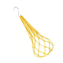 Practical Chicken Feed Dispenser Hanging Poultry Feed Net Bag Net Feeder Automatic Feed Bags For Chickens And Ducks Yellow 45g