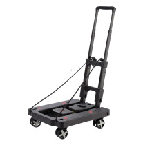 Transport Trolley, Folding Sack Truck, Lightweight Sack Truck, Dolly Foldable Luggage Trolley with 4 Rotating Wheels, Folding Dolly Hand Trolley