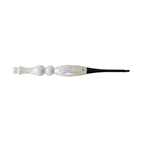 Crochet Hook Set Acrylic Materials Ergonomic Large Handle-4.0mm