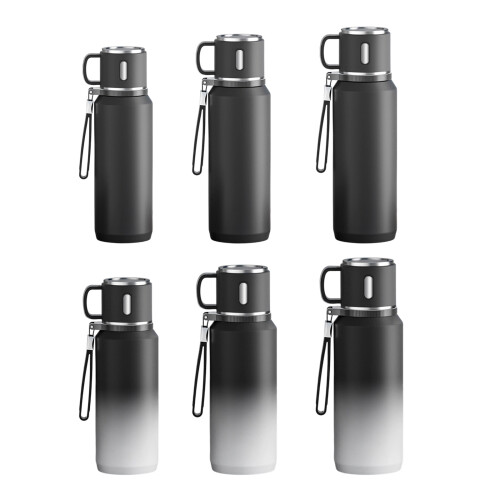 High Performances Leak Proof Nonrust Steel Water-800ml Black 1